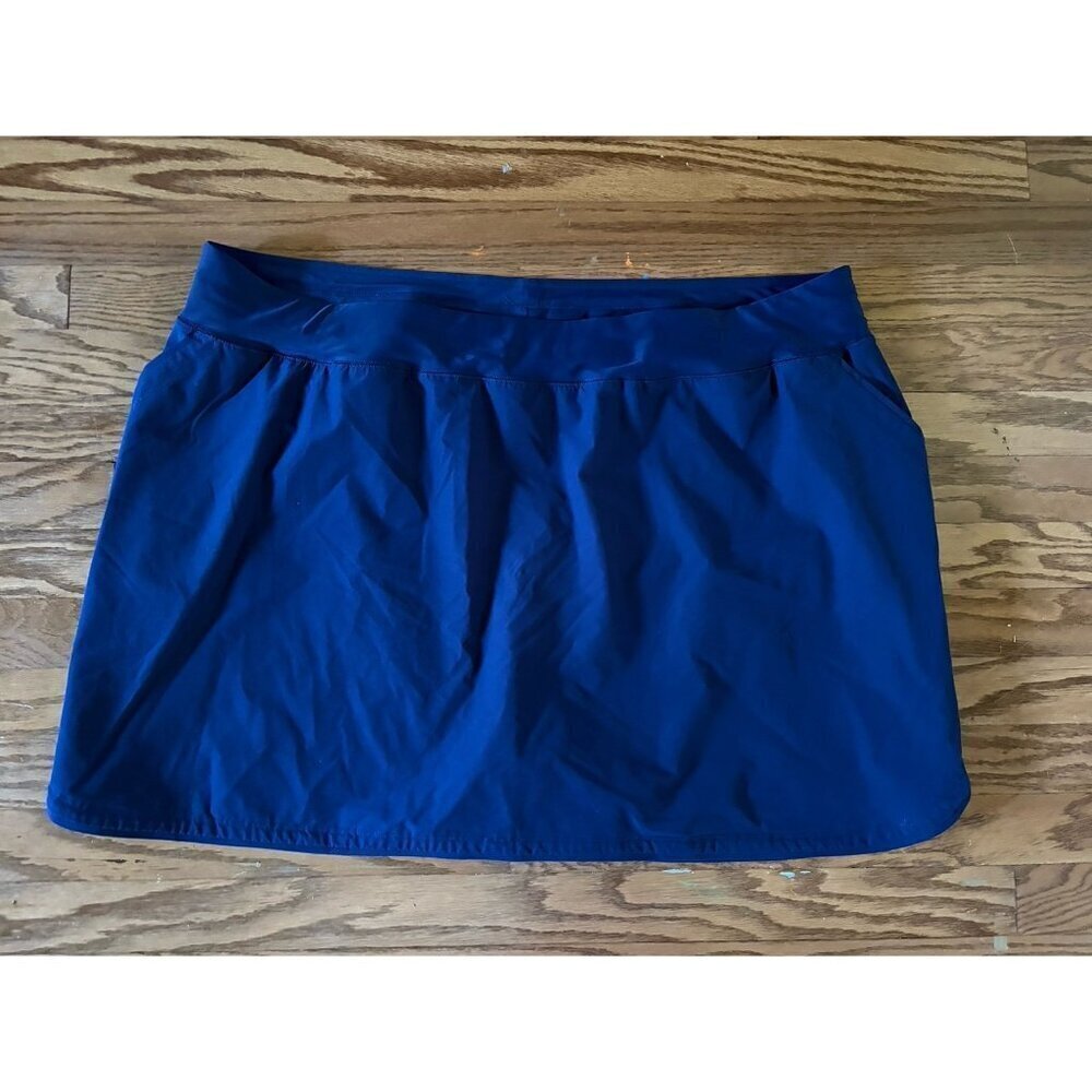 Lands’ End Swim Skort Bottoms Navy Blue Size 26W